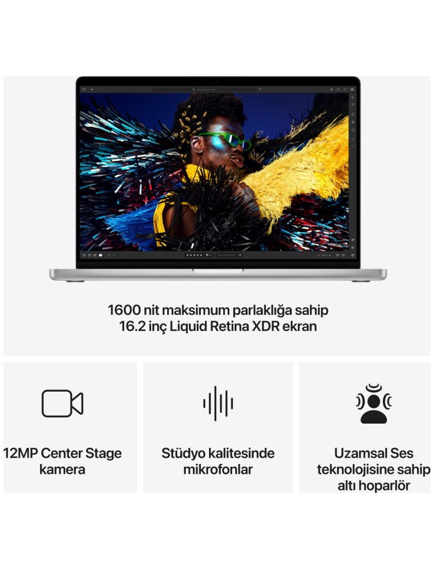 Apple MacBook Pro M4 Max 36GB 1TB SSD macOS 16" Taşınabilir Bilgisayar Uzay Siyahı MX303TU/A Apple MacBook Pro M4 Max 36GB 1TB SSD macOS 16" Taşınabilir Bilgisayar Uzay Siyahı MX303TU/A