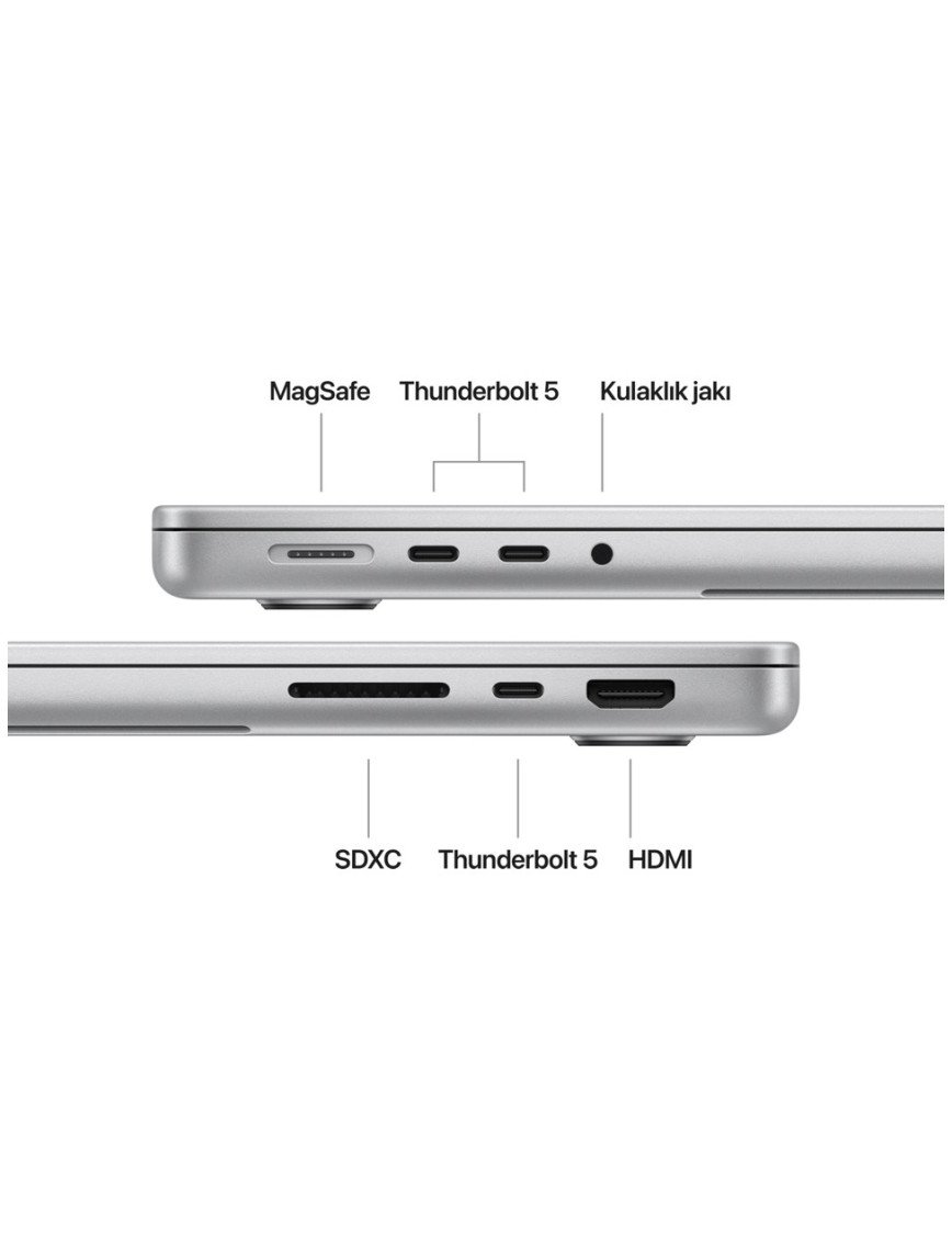 Apple MacBook Pro M4 Max 36GB 1TB SSD macOS 14" Taşınabilir Bilgisayar Gümüş MX2G3TU/A Apple MacBook Pro M4 Max 36GB 1TB SSD macOS 14" Taşınabilir Bilgisayar Gümüş MX2G3TU/A